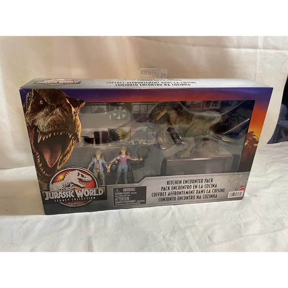 Jurassic World Legacy Collection Lex & Tim Murphy Kitchen Encounter Pack-Sealed - Picture 1 of 2